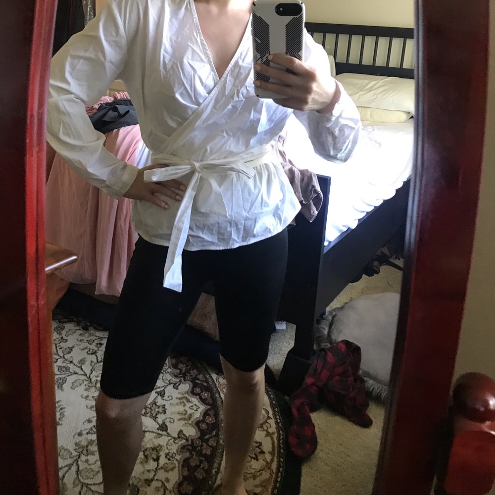 A New Day white wrap shirt - Picture 4 of 10